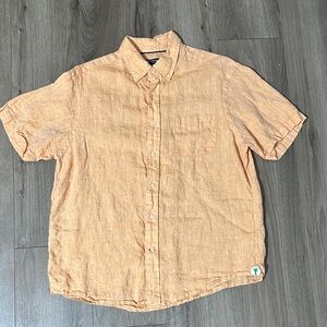Cremieux Linen Button Down Shirt Men’s